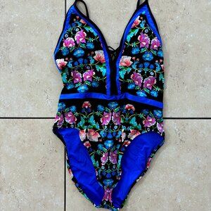 Nanette Lepore one-piece floral print swimsuit